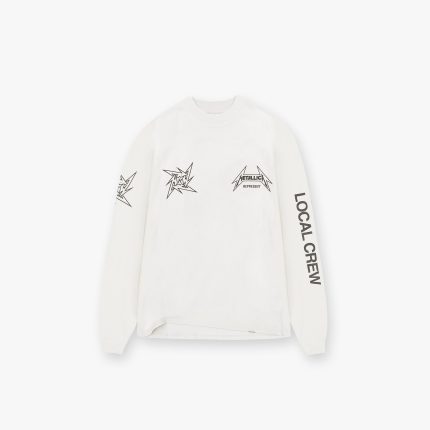 Represent X Metallica™️ Local Crew Long Sleeve T-Shirt